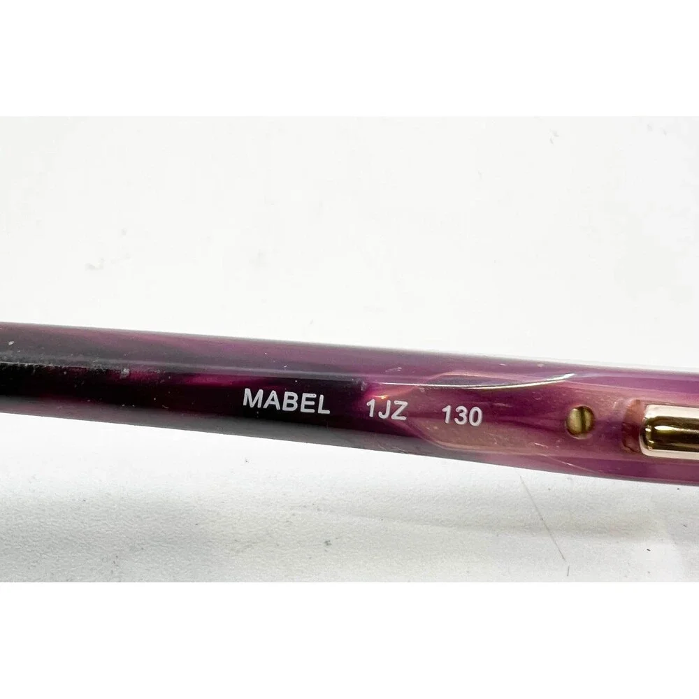 Banana Republic Eyeglass Frames Womens Purple Gold Mabel 1JZ 52-16-130